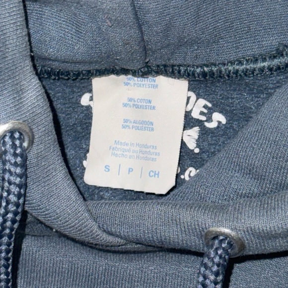 Blue Hoodie for Men - Picture 2 of 3